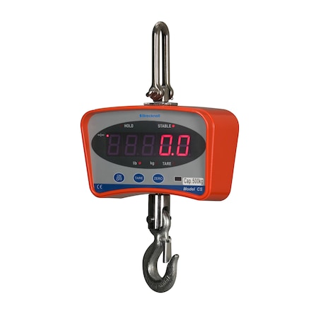 Brecknell CS2000 Crane Scale, 2,000 x 1 lb / 1000 x 0.5 kg w/remote control 816965001811